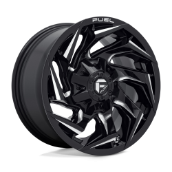Cerchi in lega Fuel Reaction 9.0x20 Gloss Black Milled
