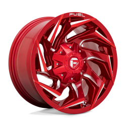 Cerchi in lega Fuel Reaction 10.0x20 Candy Red Milled