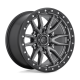 Cerchi in lega Fuel Rebel 9.0x17 Matte Gun Metal Black Bead Ring
