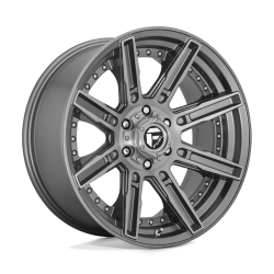 Cerchi in lega Fuel Rogue 9.0x20 Brushed Gun Metal Tinted Clear