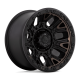 Cerchi in lega Fuel Traction 9.0x17 Matte Black With Double Dark Tint