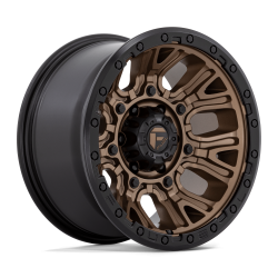 Cerchi in lega Fuel Traction 9.0x17 Matte Bronze With Black Ring