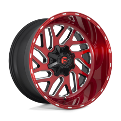 Cerchi in lega Fuel Triton 10.0x20 Candy Red Milled