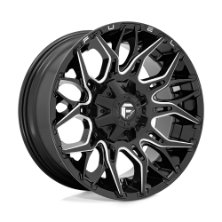 Cerchi in lega Fuel Twitch 10.0x22 Glossy Black Milled