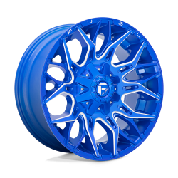 Cerchi in lega Fuel Twitch 9.0x20 Anodized Blue Milled