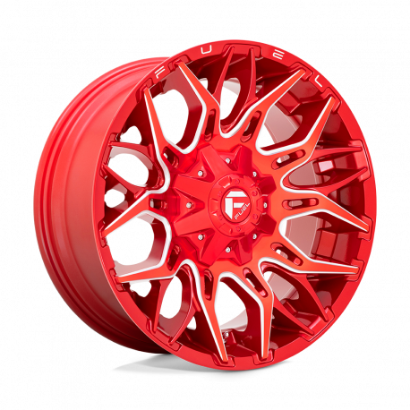 Cerchi in lega Fuel Twitch 9.0x20 Candy Red Milled