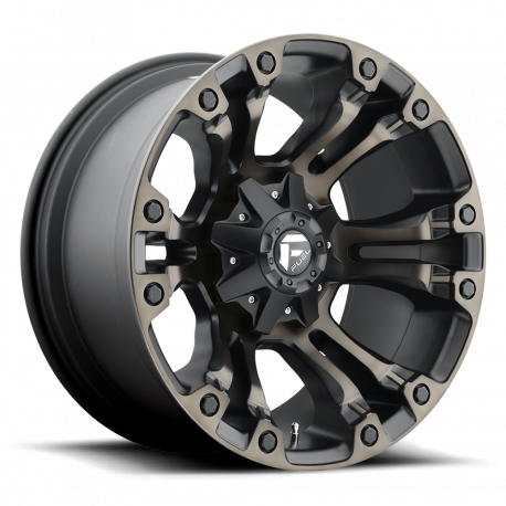 Cerchi in lega Fuel Vapor 10.0x17 Matte Black Double Dark Tint