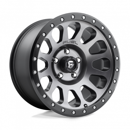 Cerchi in lega Fuel Vector 9.0x18 Matte Gun Metal Black Bead Ring