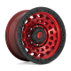 Cerchi in lega Fuel Zephyr 9.0x20 Candy Red Black Bead Ring