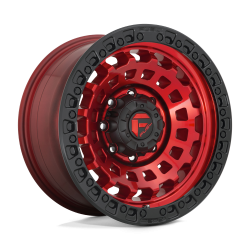 Cerchi in lega Fuel Zephyr 9.0x20 Candy Red Black Bead Ring