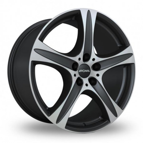 Cerchi in lega Ronal R55 SUV 8.5x18 Matt Black Front Cut