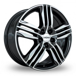 Cerchi in lega Ronal R57 7.5x17 Black Front Cut