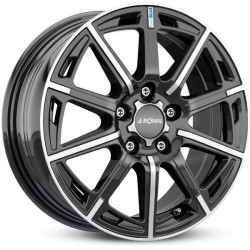 Cerchi in lega Ronal R60 6.5x16 Jet Black Front Cut