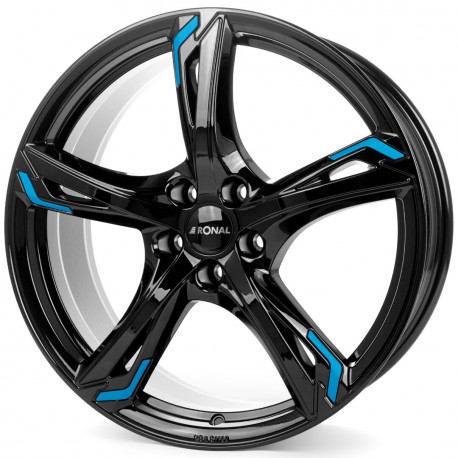 Cerchi in lega Ronal R62 Blue 7.5x18 Jet Black