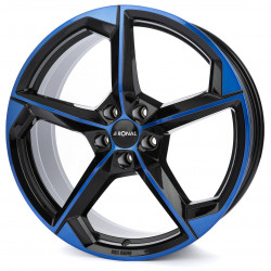 Cerchi in lega Ronal R66 8.0x19 Jet Black Blue Tinted