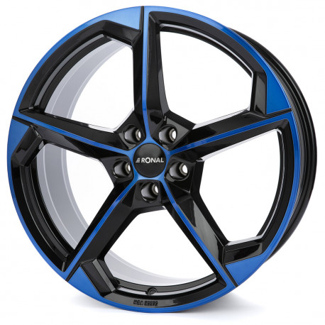Cerchi in lega Ronal R66 8.0x19 Jet Black Blue Tinted