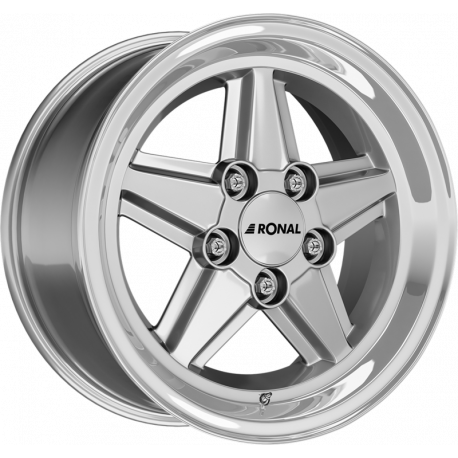 Cerchi in lega Ronal R9 7.0x15 Silver Rim Lip Cut