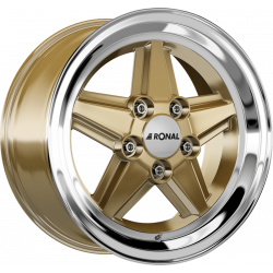 Cerchi in lega Ronal R9 7.0x15 Racing Gold Rim Lip Cut