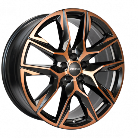 Cerchi in lega Ronal R71 10.5x21 Jet Black Copper Matt Front Cut