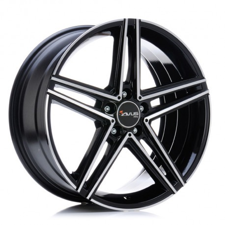 Cerchi in lega Avus AC-515 7.5x18 Black Polished