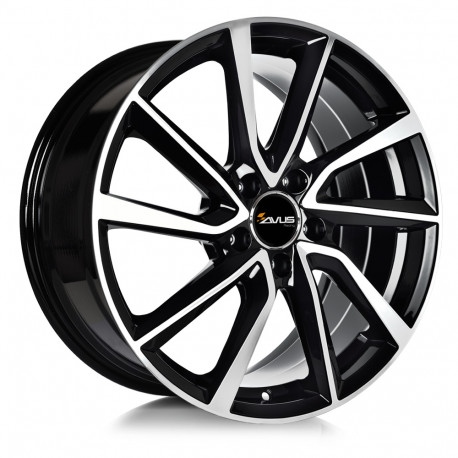 Cerchi in lega Avus AC-518 6.0x15 Black Polished