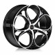 Cerchi in lega Avus AC-520 7.5x17 Black Polished
