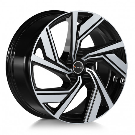 Cerchi in lega Avus AC-521 7.5x18 Black Polished