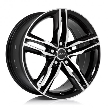 Cerchi in lega Avus AF6 8.5x19 Black Polished