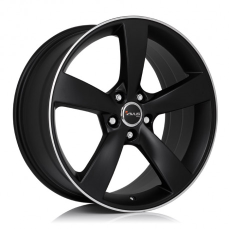 Cerchi in lega Avus AF10 8.0x18 Matt Black Polished
