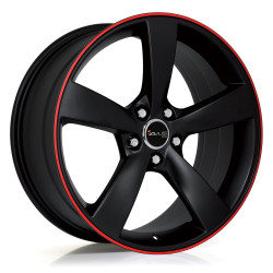 Cerchi in lega Avus AF10 8.5x19 Matt Black Red Line