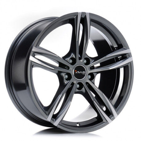 Cerchi in lega Avus AF15 7.5x17 Anthracite Polished