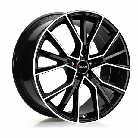 Cerchi in lega Avus AF18 9.5x22 Black Polished