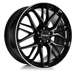 Cerchi in lega Avus AF19 - RW 0.1 8.0x18 Black Polished Lip