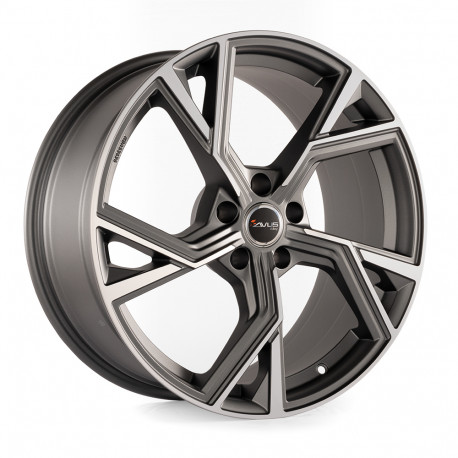 Cerchi in lega Avus AF20 9.0x20 Matt Anthracite Polished