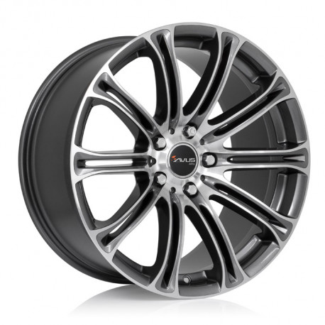 Cerchi in lega Avus AC-MB1 8.5x18 Anthracite Polished
