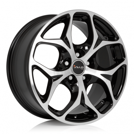 Cerchi in lega Avus AC-MB2 11.0x20 Black Polished