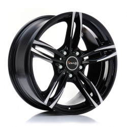 Cerchi in lega Avus AC-MB3 7.5x17 Black Polished