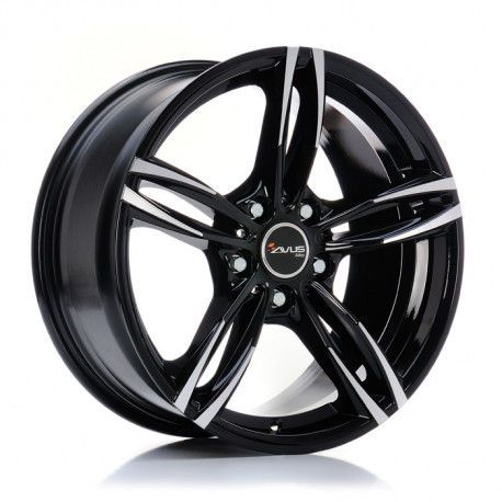 Cerchi in lega Avus AC-MB3 8.5x18 Black Polished