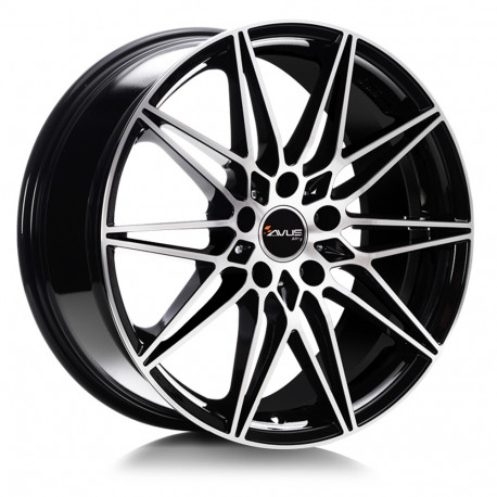 Cerchi in lega Avus AC-MB5 8.0x18 Black Polished