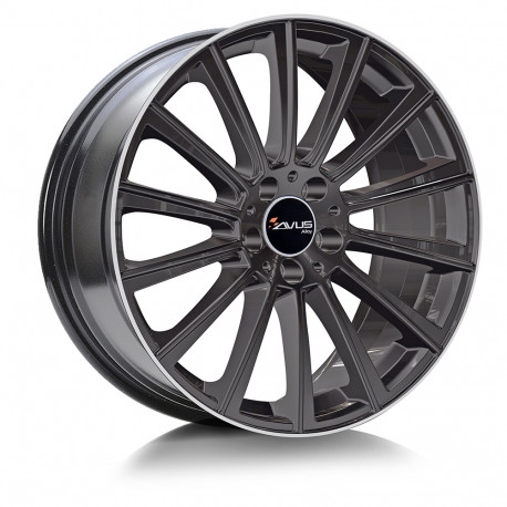 Cerchi in lega Avus AC-M07 8.0x19 Anthracite Polished Lip
