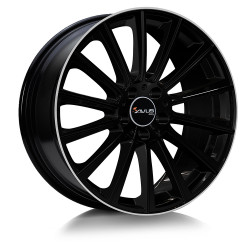 Cerchi in lega Avus AC-M07 8.0x19 Black Polished Lip