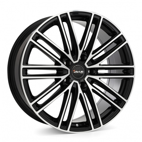 Cerchi in lega Avus AC-M08 10.0x22 Black Polished