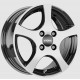 Cerchi in lega Ronal CA2 6.0x14 Jet Black Front Cut