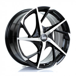 Cerchi in lega Bola B18 8.5x19 Black Polished Face