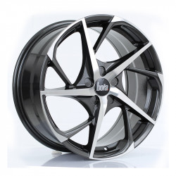 Cerchi in lega Bola B18 8.5x19 Gunmetal Polished Face