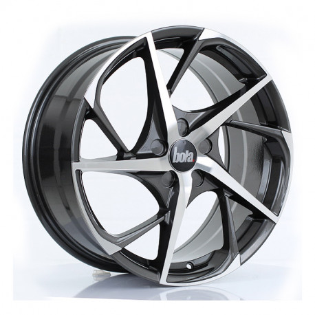 Cerchi in lega Bola B18 8.5x19 Gunmetal Polished Face