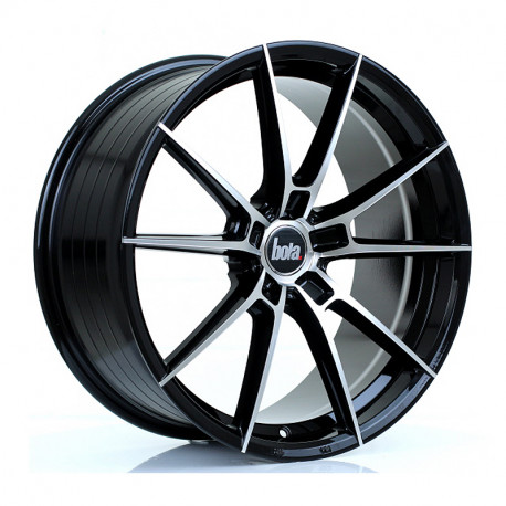 Cerchi in lega Bola B19 8.5x19 Gloss Black Polished Face