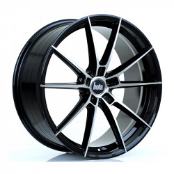 Cerchi in lega Bola B19 8.5x20 Gloss Black Polished Face