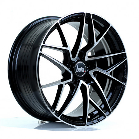 Cerchi in lega Bola FLR 8.5x18 Gloss Black Polished Face