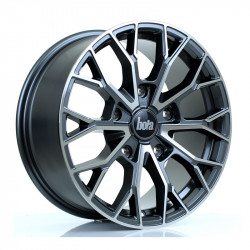 Cerchi in lega Bola B24 8.0x18 Gloss Gunmetal Polished Face